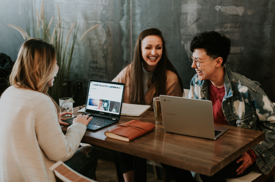 Decorative photo of people collaborating