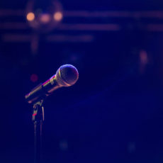 Decorative photo of microphone