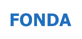 "Fonda" written in blue