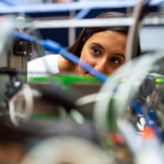 Decorative photo of scientist working