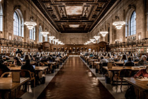 Decorative photo of university library