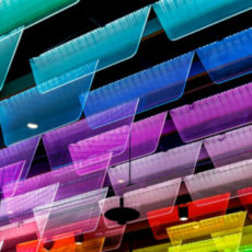 Decorative abstract photo in multicolor