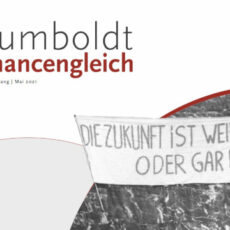 Screenshot of cover of Humboldt Chancengleichheit 2021