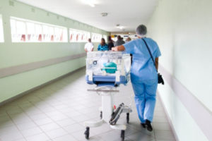 Decorative photo of medical worker in hospital