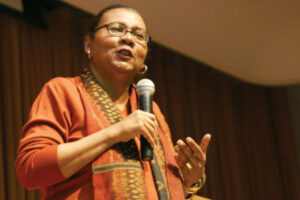 Photo of feminist icon bell hooks