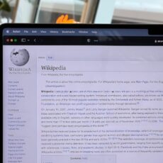 Photo of wikipedia website