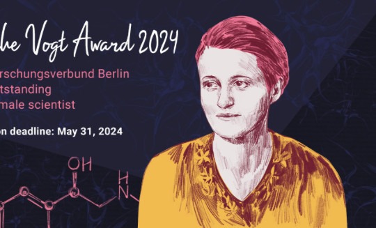Screenshot of the Marthe Vogt Award Website