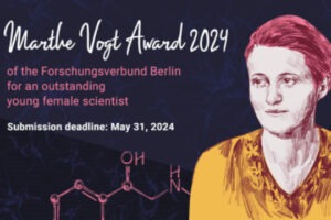 Screenshot of the Marthe Vogt Award Website