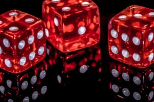 decorative photo of several dice