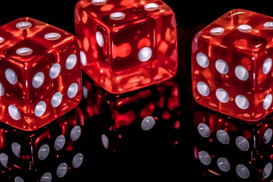 decorative photo of several dice