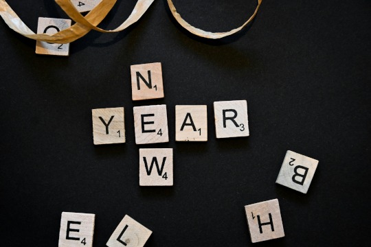 decorative photo of new year spelled out