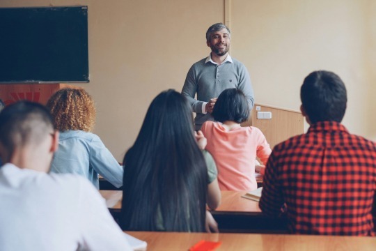 decorative photo of person teaching