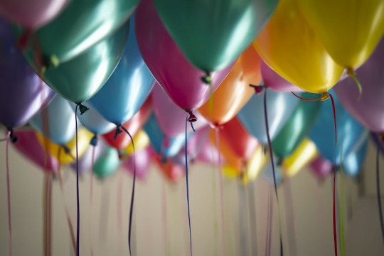 Decorative photo of party balloons