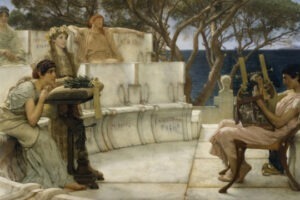 Decorative photo of antique painting